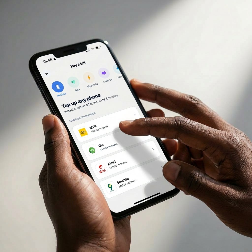 Person using the Pady app on a phone
